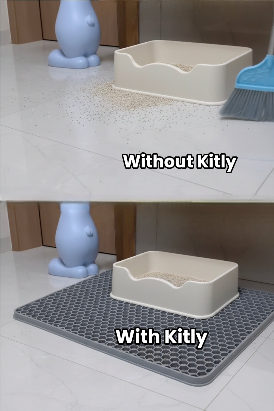 Premium Double-Layer Cat Litter Mat